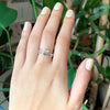 Sterling Silver Wide Seagrass Band Ring