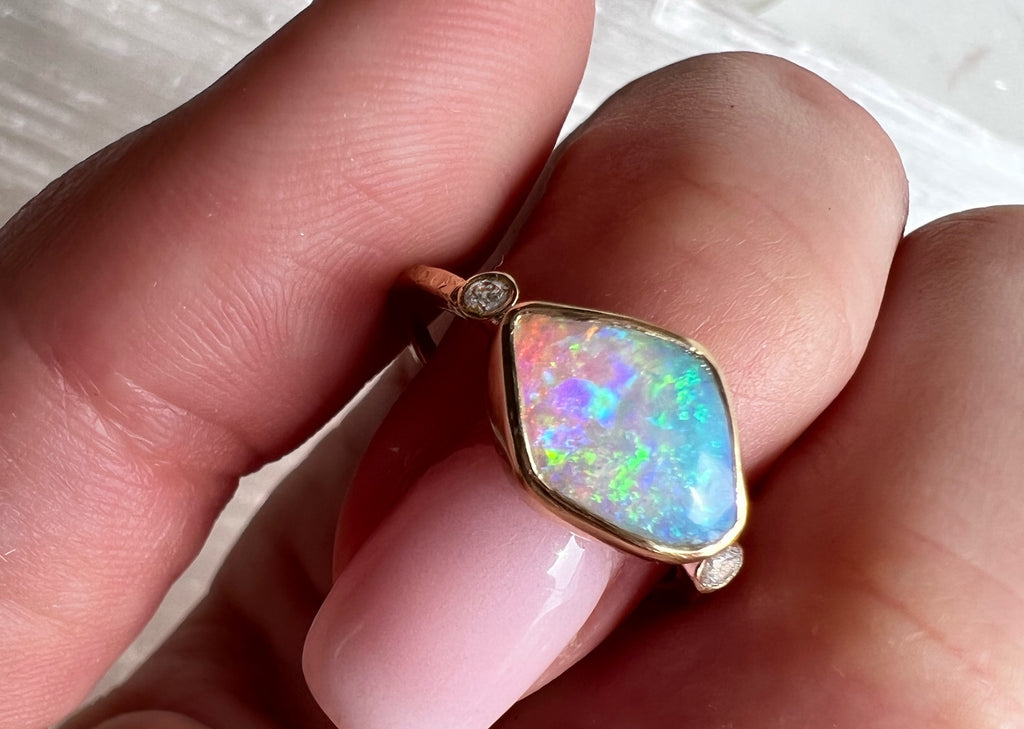 I bought an Opal ring before learning how delicate they are. :  r/EngagementRings
