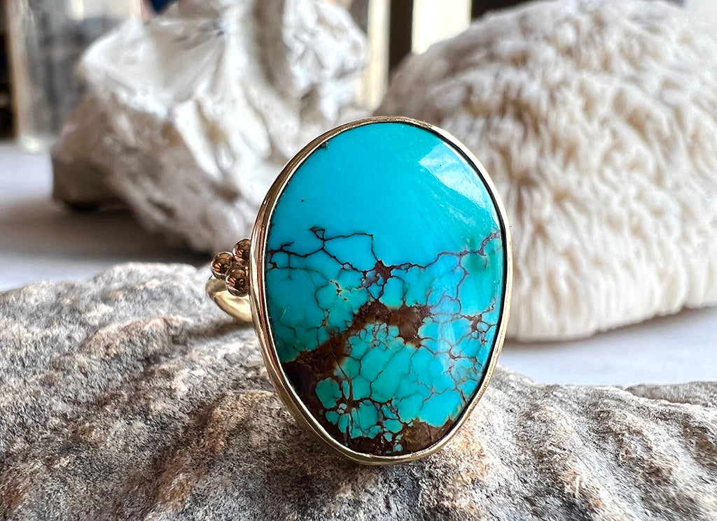 Arizona Turquoise Story Stone Ring