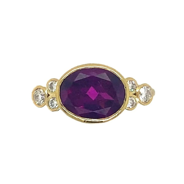 Purple Rhodolite Garnet Stackable Ring | Burton's