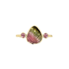 Handmade Carved Watermelon Tourmaline RIng Emily Amey