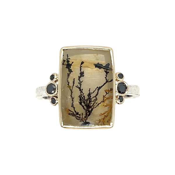 Handmade Dendritic Agate Ring Emily Amey