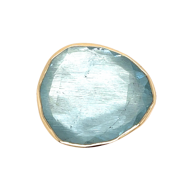 Handmade Natural Blue Topaz Ring Emily Amey