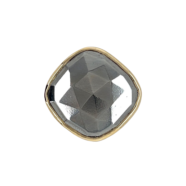 Handmade Rosecut Pyrite RIng Emily Amey