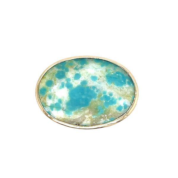 Handmade Royston Turquoise Ring by Emily Amey