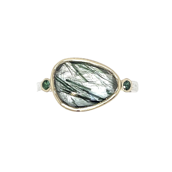 Rutilated Quartz Ring by Emily Amey