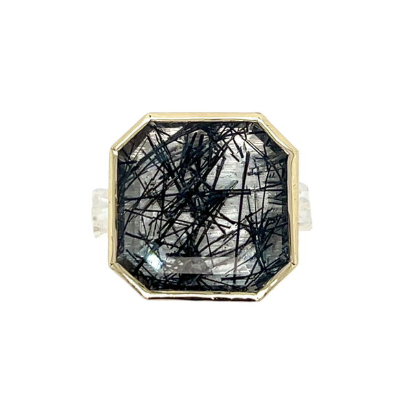 Handmade Tourmalinated Quartz Ring Emily Amey