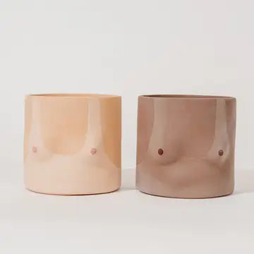 nude plant pots Tanlines Light Boob Pot – Emily Amey