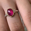  Ss Ruby And Diamond Ring