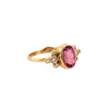 Pink Tourmaline Ring With Diamond 