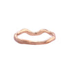 14k Simple Halo Band In Rose Gold
