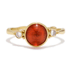 14K FIRE OPAL RING - Emily Amey Handmade one of a kind jewelry Hudson Valley New York.