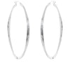 SS LARGE LUCKY HOOPS - Emily Amey Handmade one of a kind jewelry Hudson Valley New York.