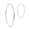 SS LARGE LUCKY HOOPS - Emily Amey Handmade one of a kind jewelry Hudson Valley New York.