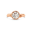 14k Rose Gold Seagrass Diamond Engagement Ring