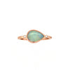 Gold Australian Opal And Diamonds Ring