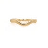 14k Simple Halo Band In Yellow Gold