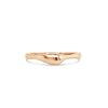 14k Rose Gold Single Nestle Stacker Ring