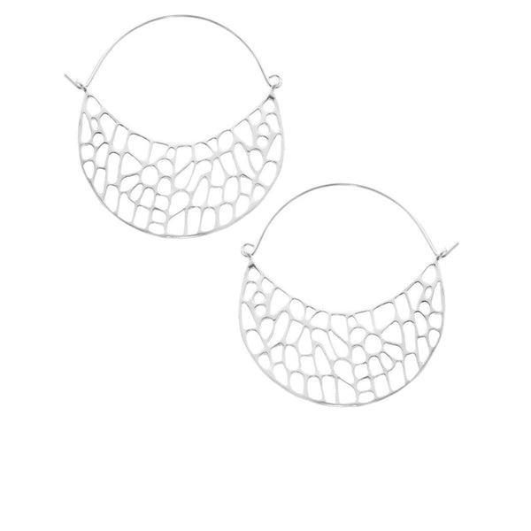 SEAFAN CRESCENTS SMALL - Emily Amey Handmade one of a kind jewelry Hudson Valley New York.